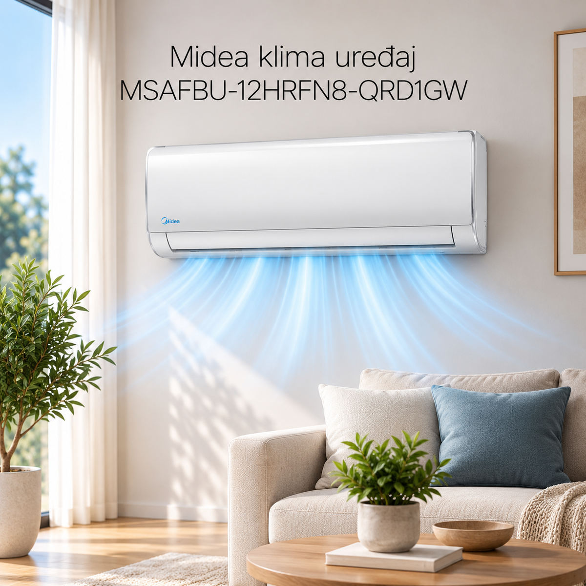 Midea klima uređaj MSAFBU-12HRFN8-QRD1GW