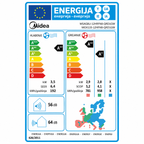 Midea klima uređaj MSAGBU-12HRFN8-QRD1GW