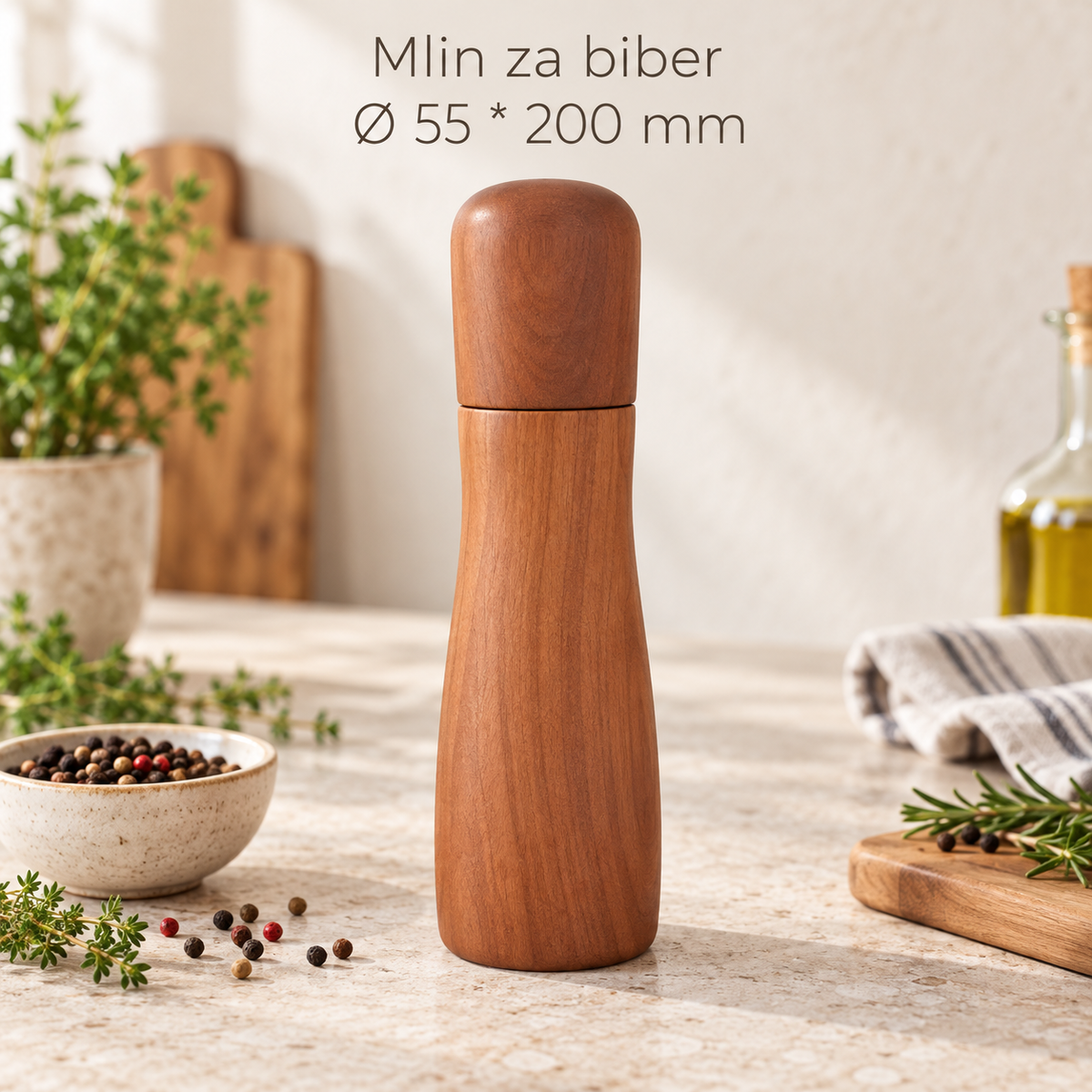 Mlin za biber   Ǿ 55 * 200 mm