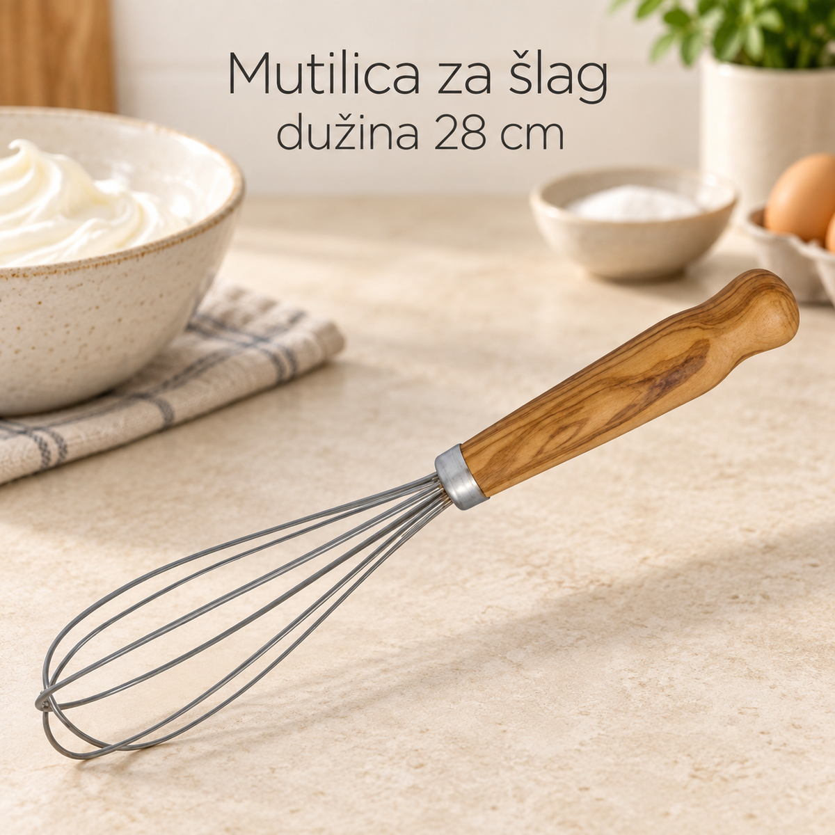 Mutilica za šlag, dužina 28 cm