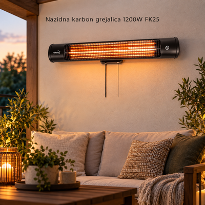 Nazidna karbon grejalica 1200W FK25