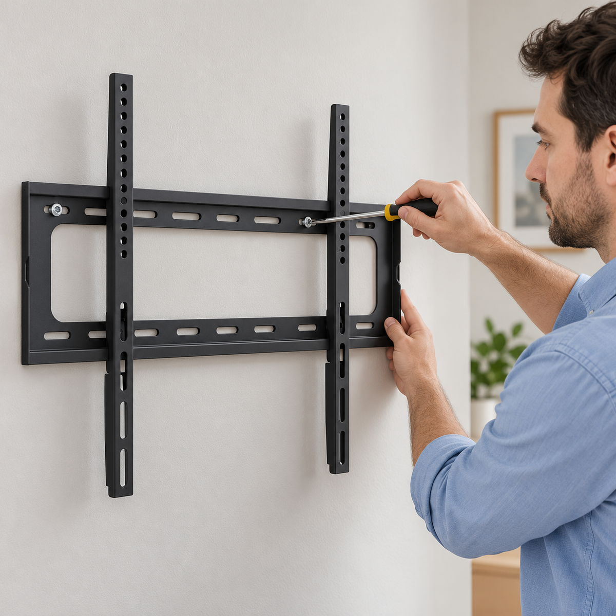 Nosač zidni za TV prijemnik 23" - 55", 45 kg, Wallmaster 23-55 FIX