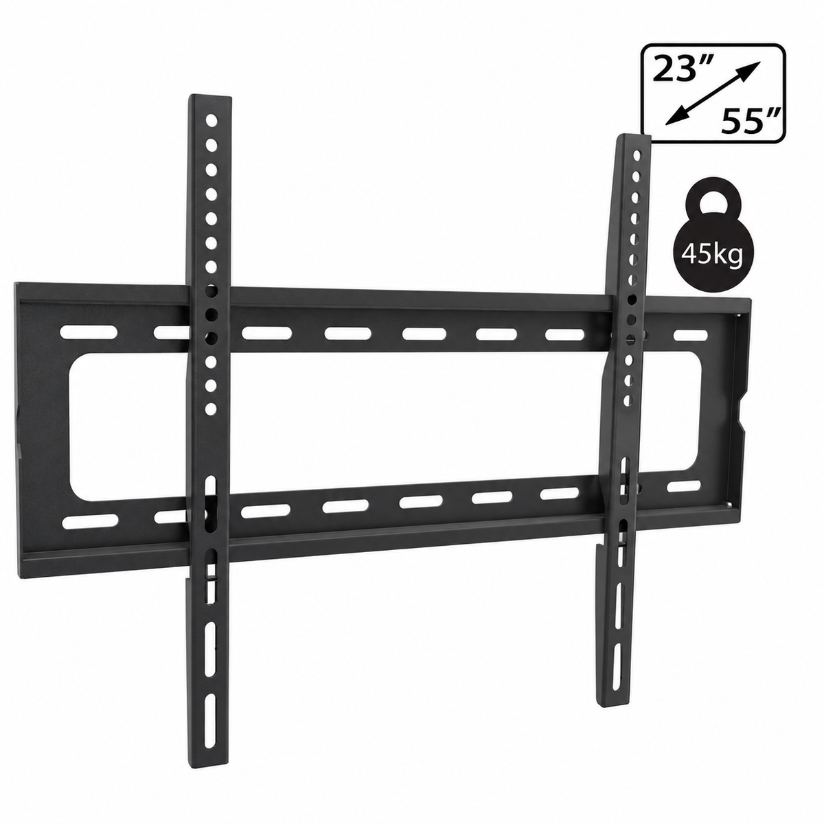 Nosač zidni za TV prijemnik 23" - 55", 45 kg, Wallmaster 23-55 FIX