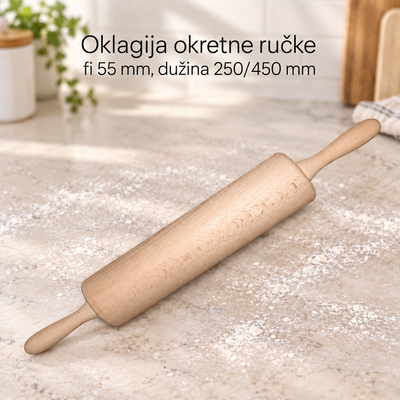 Oklagija okretne ručke fi 55 mm, dužina 250/450 mm