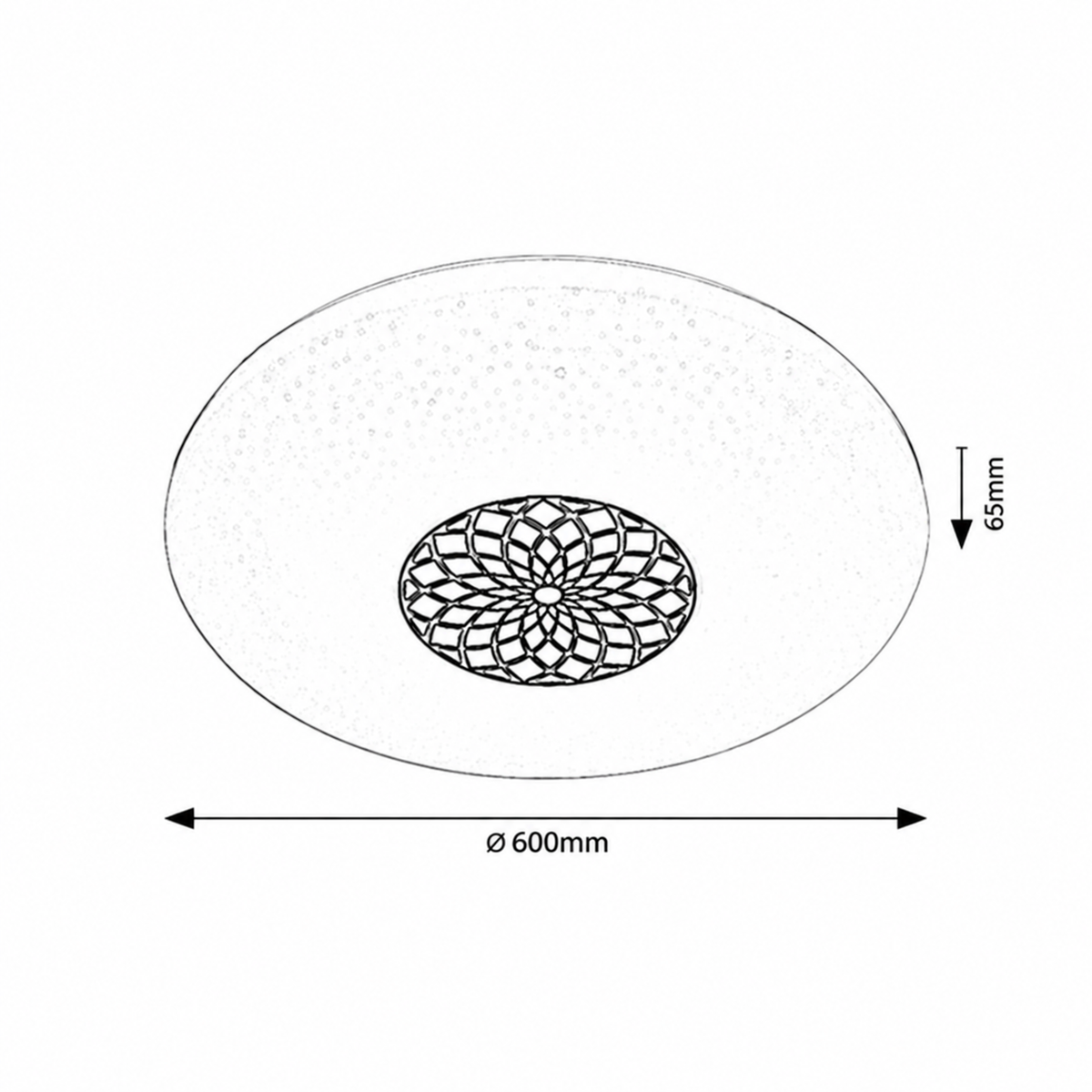 Ophelia Smart WIFi LED plafonjera ED 40W