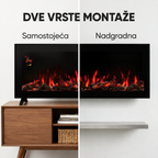 PROSTO 2u1 električni 40" multikolor kamin 2000W EK40A12L