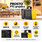 PROSTO PTC prenosna grejalica 2000W PTC2000Y