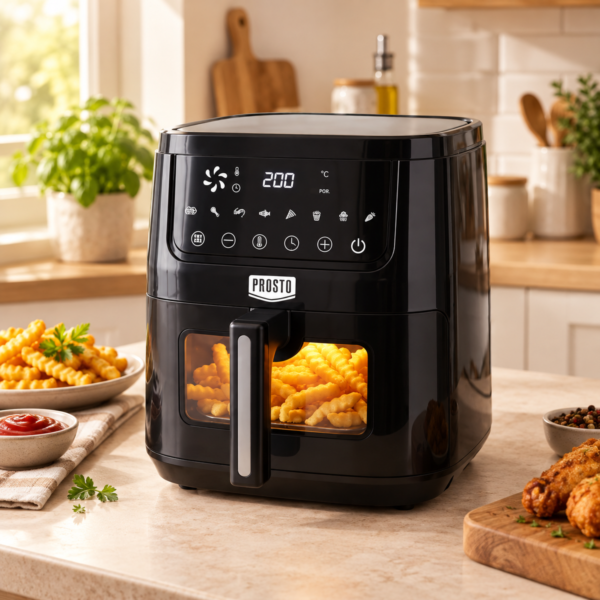PROSTO friteza na vruć vazduh - air fryer, 6.5l, 1600W AF6516DP