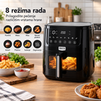 PROSTO friteza na vruć vazduh - air fryer, 6.5l, 1600W AF6516DP