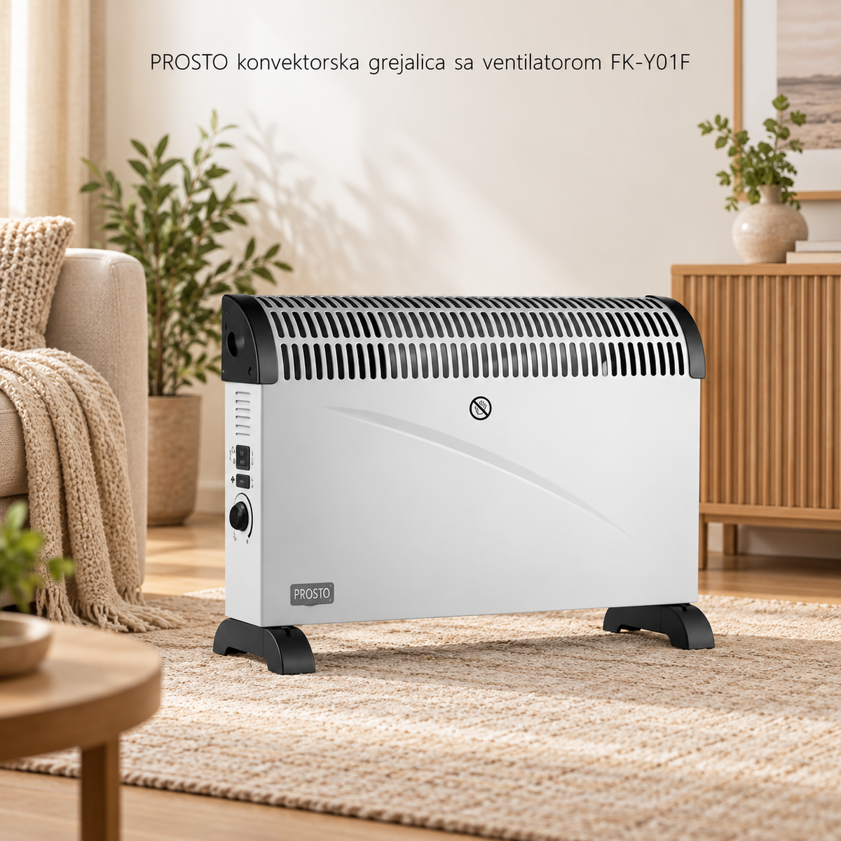PROSTO konvektorska grejalica sa ventilatorom FK-Y01F