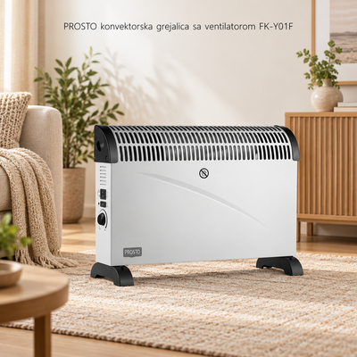 PROSTO konvektorska grejalica sa ventilatorom FK-Y01F