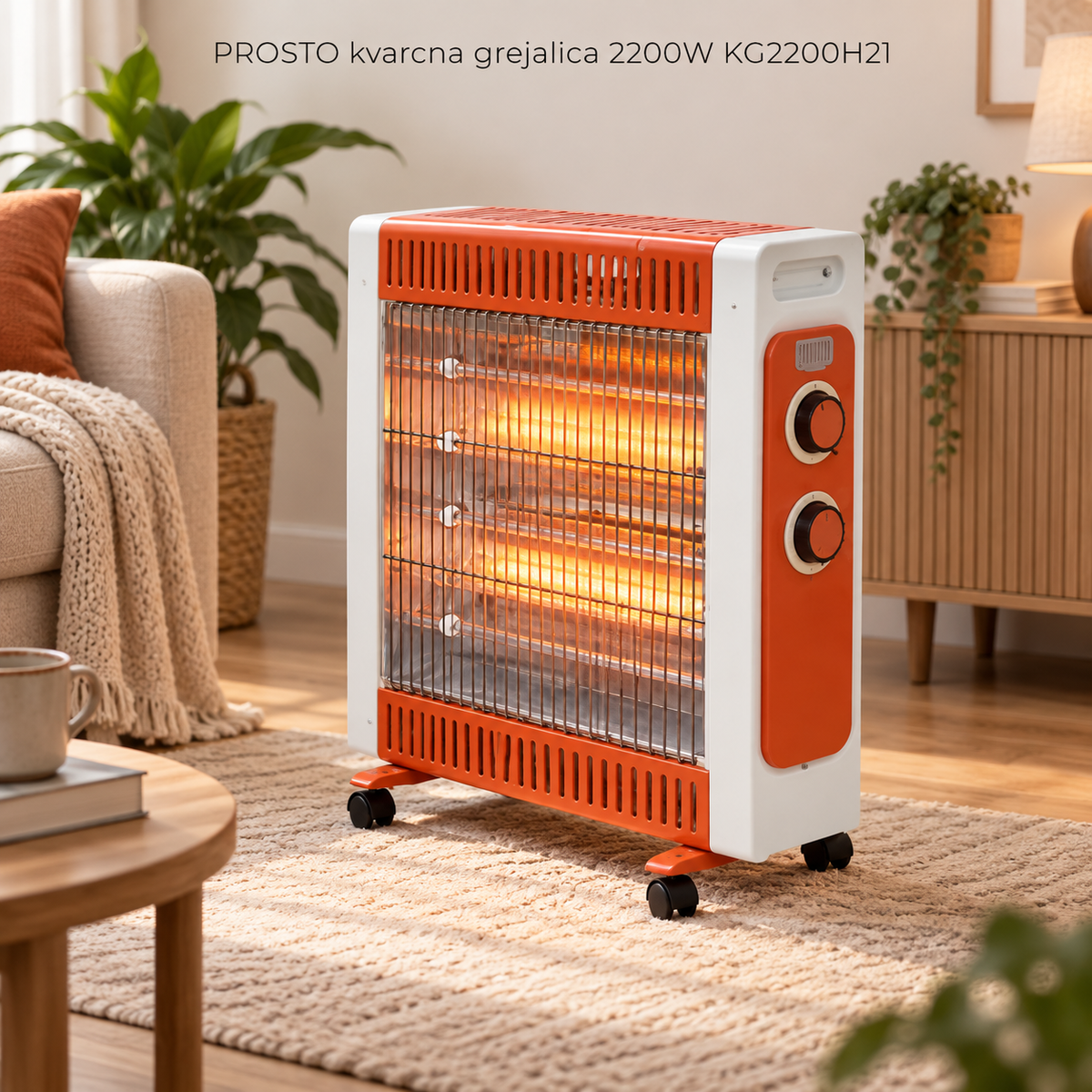 PROSTO kvarcna grejalica 2200W KG2200H21