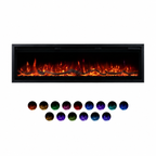PROSTO smart el. 60" 3u1 multikolor s. kamin 1800W EK60G15/WF