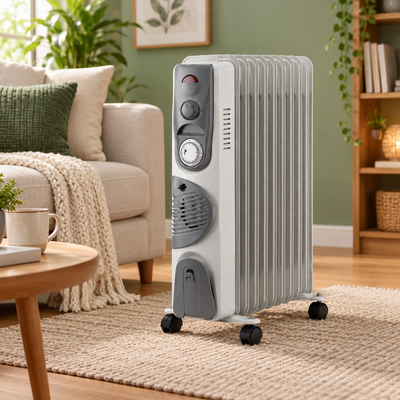 PROSTO uljani radijator 11 rebara sa ventilatorom UR-B22FT-11E
