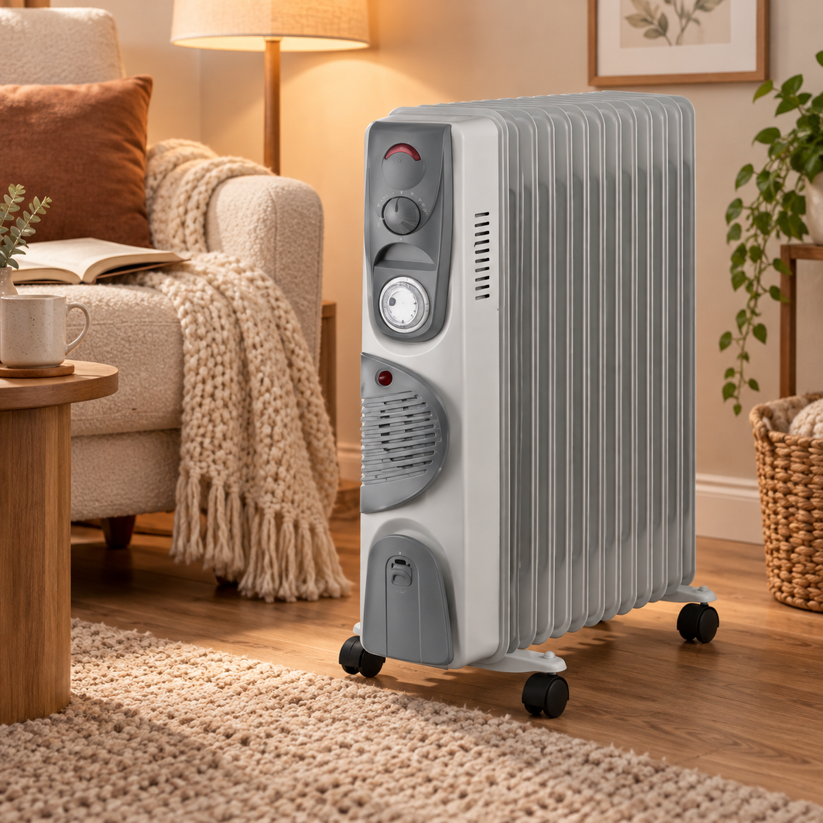 PROSTO uljani radijator 13 rebara sa ventilatorom UR-B22FT-13E