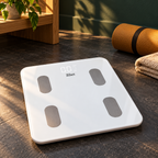 Pametna vaga za merenje, do 180kg, LED, Bluetooth, bela ZLN8979