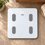 Pametna vaga za merenje, do 180kg, LED, Bluetooth, bela ZLN8979
