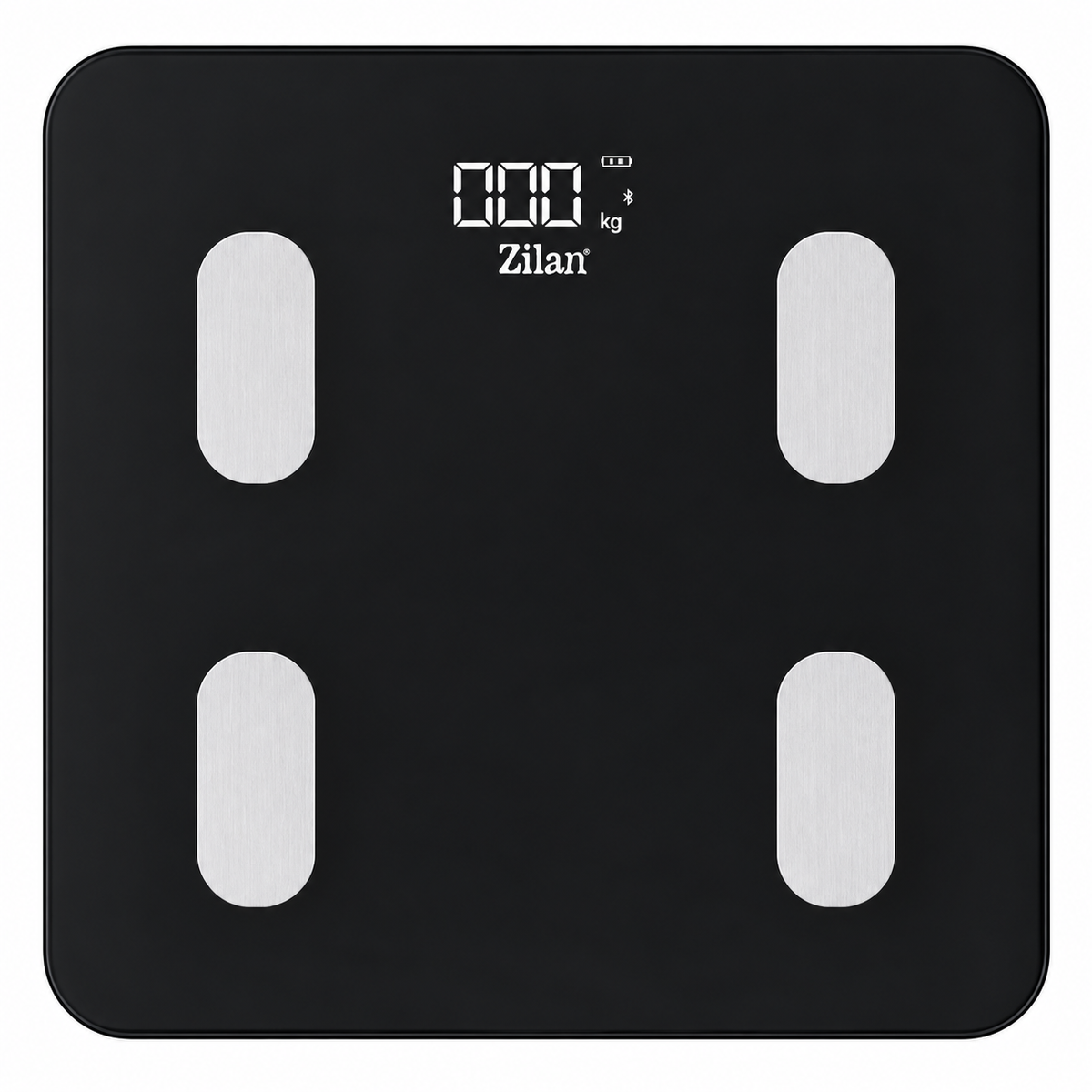 Pametna vaga za merenje, do 180kg, LED, Bluetooth, crna ZLN8980