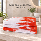 Peškir Abstract 70x130cm, set 3kom