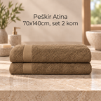 Peškir Atina 70x140cm,set 2 kom