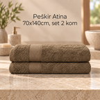Peškir Atina 70x140cm,set 2 kom