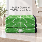Peškir Diamond 70x130cm,set 3kom