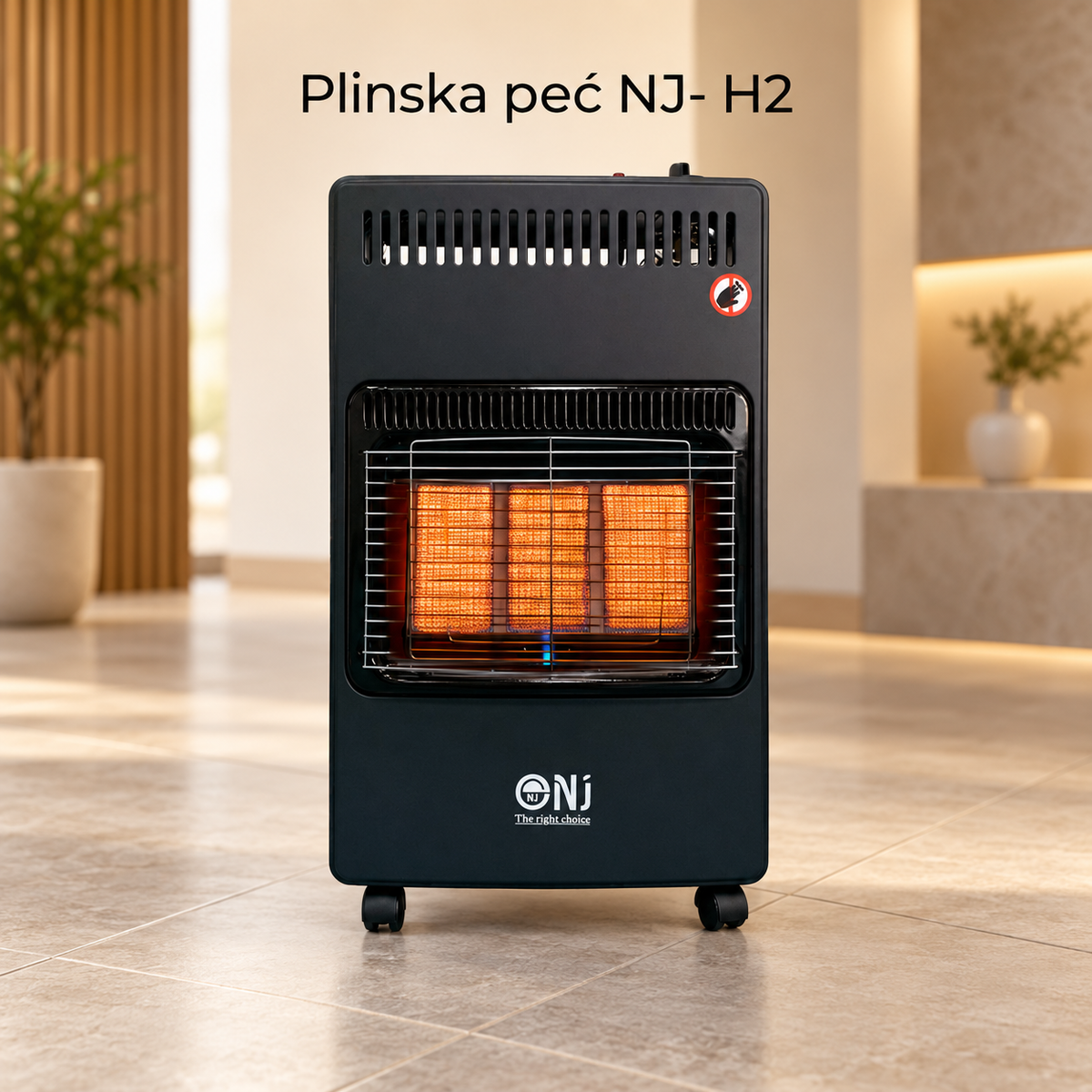 Plinska peć NJ- H2