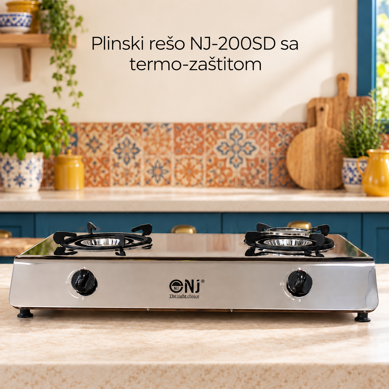 Plinski rešo NJ-200SD sa termo-zaštitom