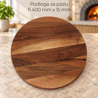Podloga za pizzu  fi 400 mm x 15 mm