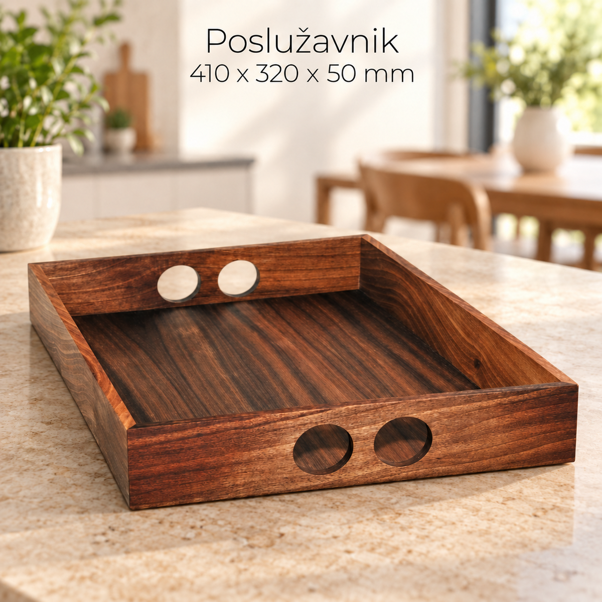 Poslužavnik  410 x 320 x 50 mm