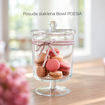 Posuda staklena Bowl POESIA
