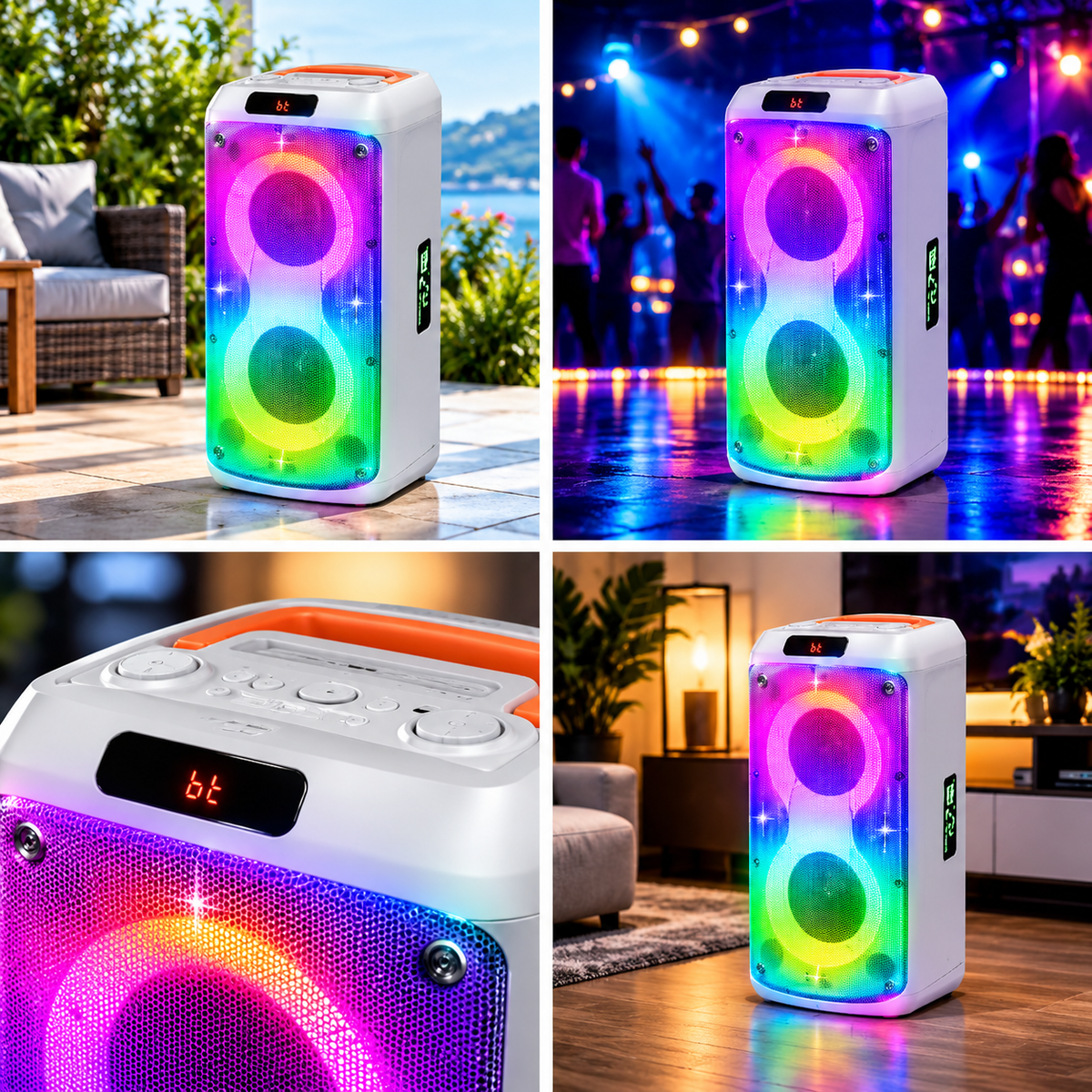 Prenosna zvučna kutija sa Bluetooth konekcijom 60W PAR216WH