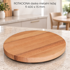 ROTACIONA daska metalni ležaj  fi 400 x 15 mm
