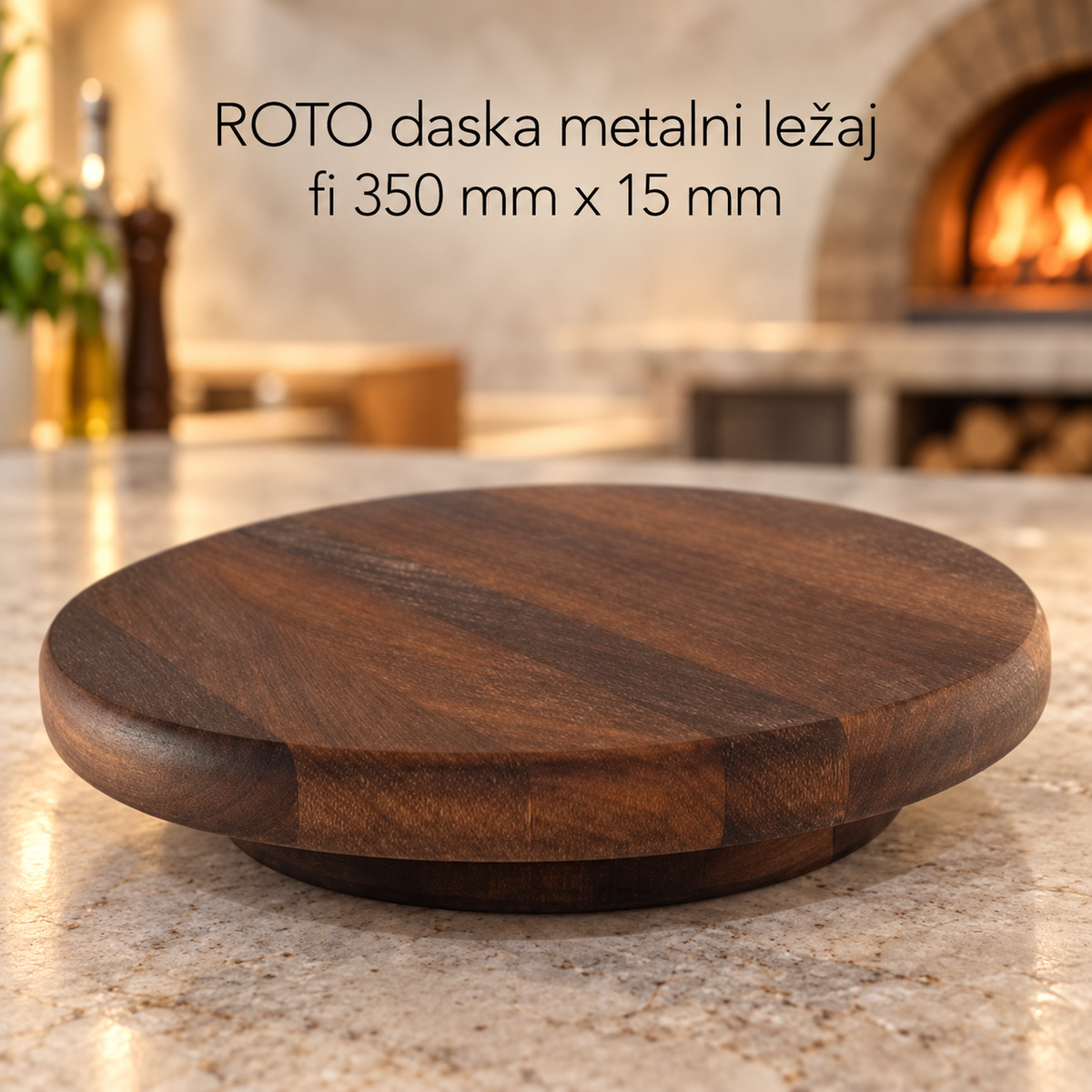 ROTO daska metalni ležaj  fi 350 mm x 15 mm