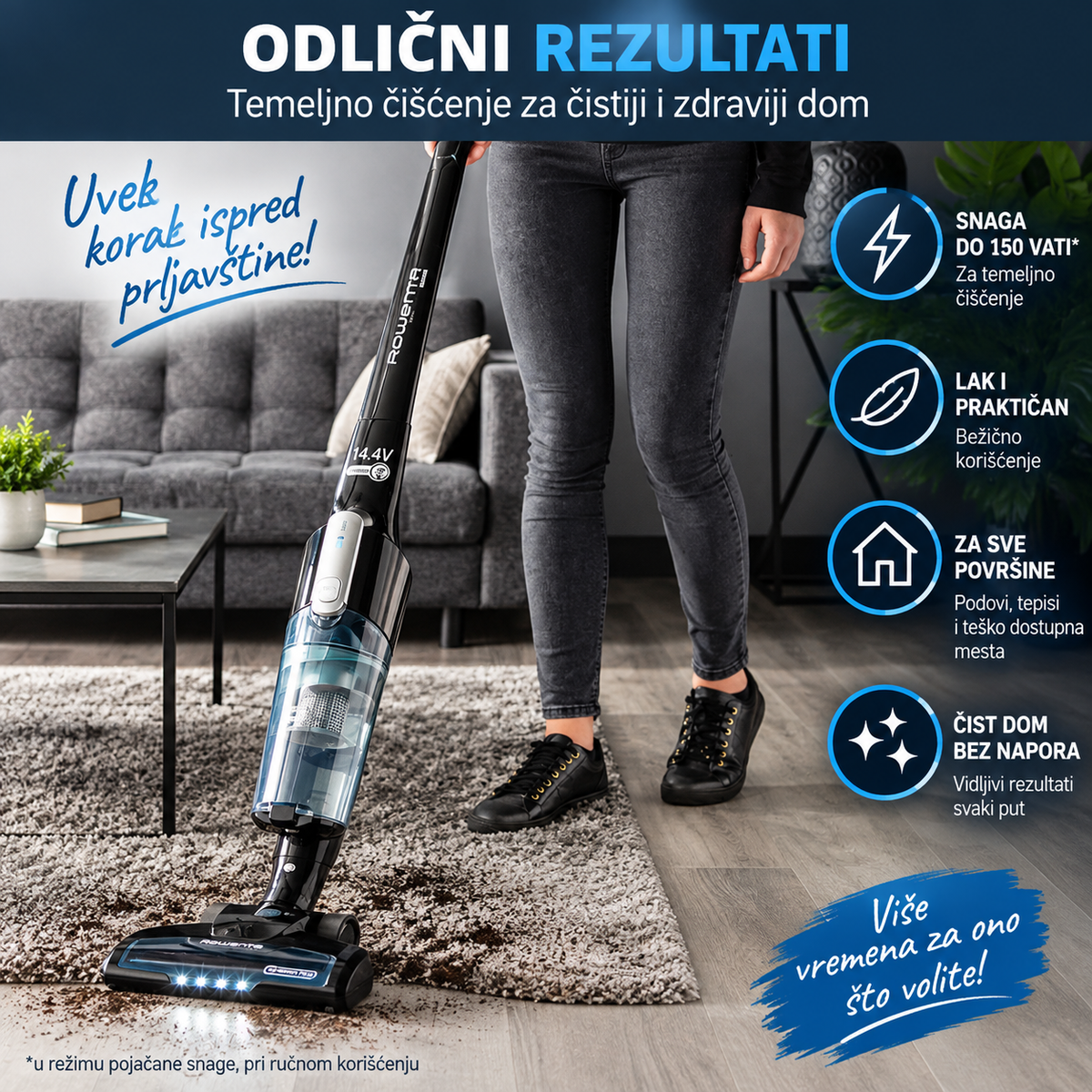 ROWENTA ŠTAPNI USISIVAČ RH6545
