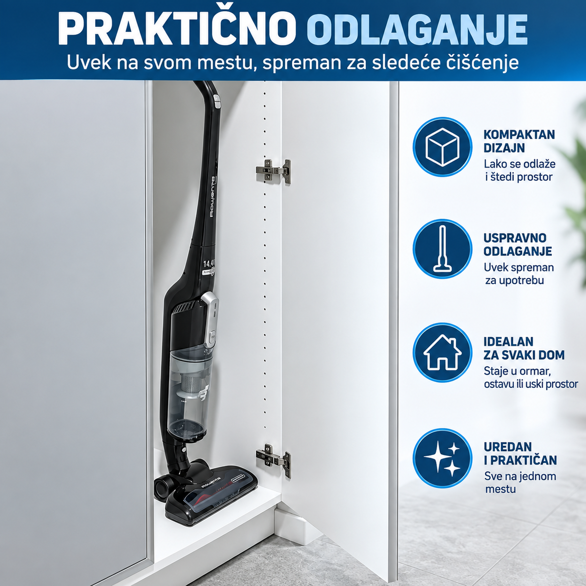 ROWENTA ŠTAPNI USISIVAČ RH6545