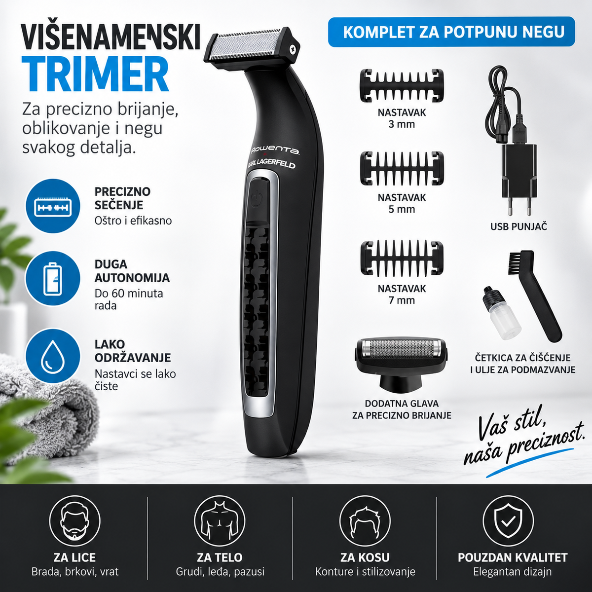 ROWENTA TRIMER TN602L