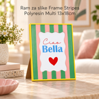 Ram za slike Frame Stripes Polyresin Multi 13x18cm