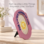 Ram za slike Little Things Polyresin Lilac 10x15cm