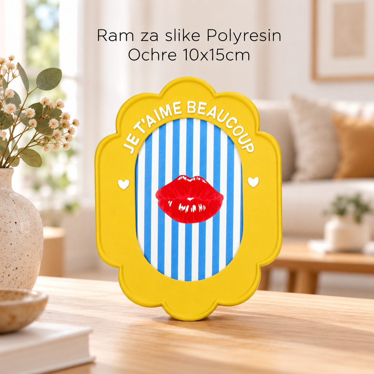 Ram za slike Polyresin Ochre 10x15cm