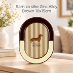 Ram za slike Zinc Alloy Brown 10x15cm