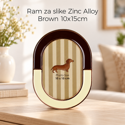 Ram za slike Zinc Alloy Brown 10x15cm