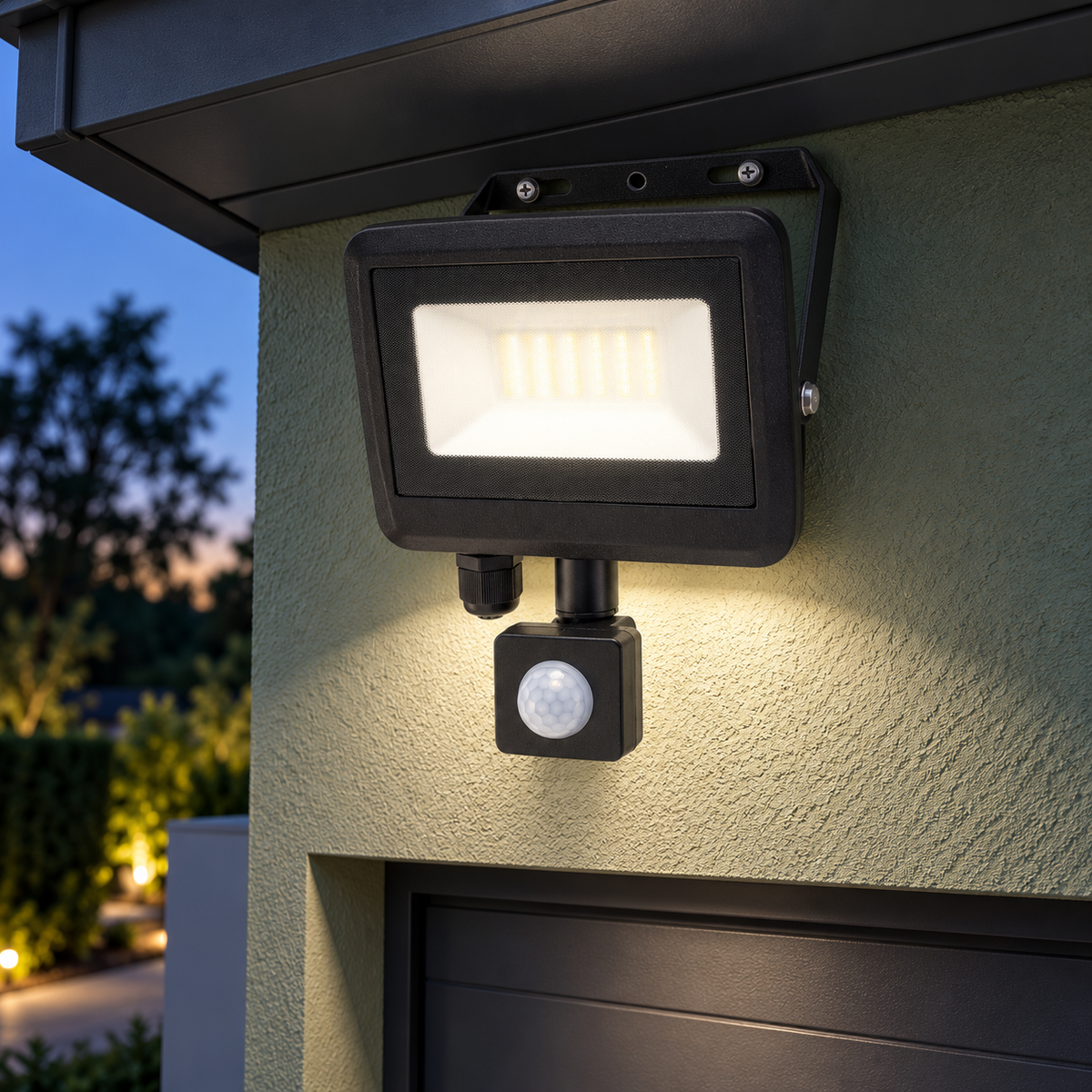 Reflektor, LED, sa detektorom pokreta, 30 W, 2400 lm, IP65 FLL PIR 30