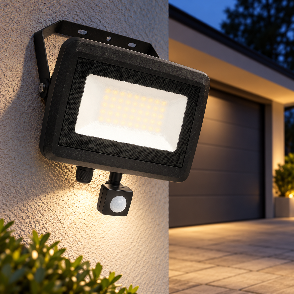 Reflektor, LED, sa detektorom pokreta, 50 W, 4000 lm, IP65 FLL PIR 50