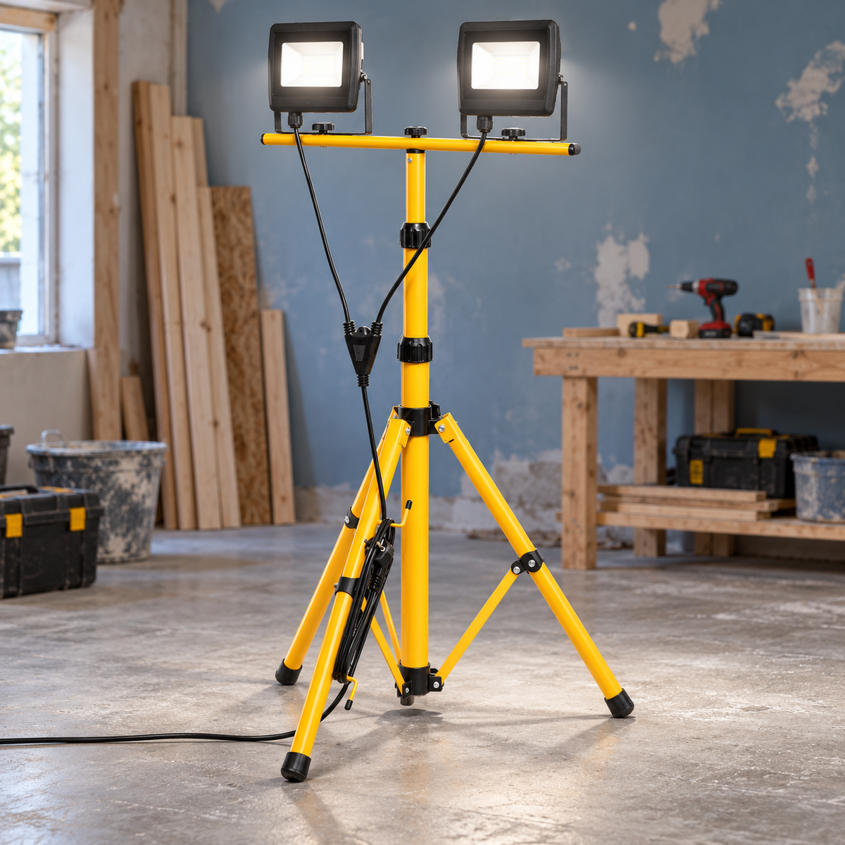 Reflektor sa stalkom, LED, 2 x 30 W, 4000 lm, IP65 FLL STAND 2/30
