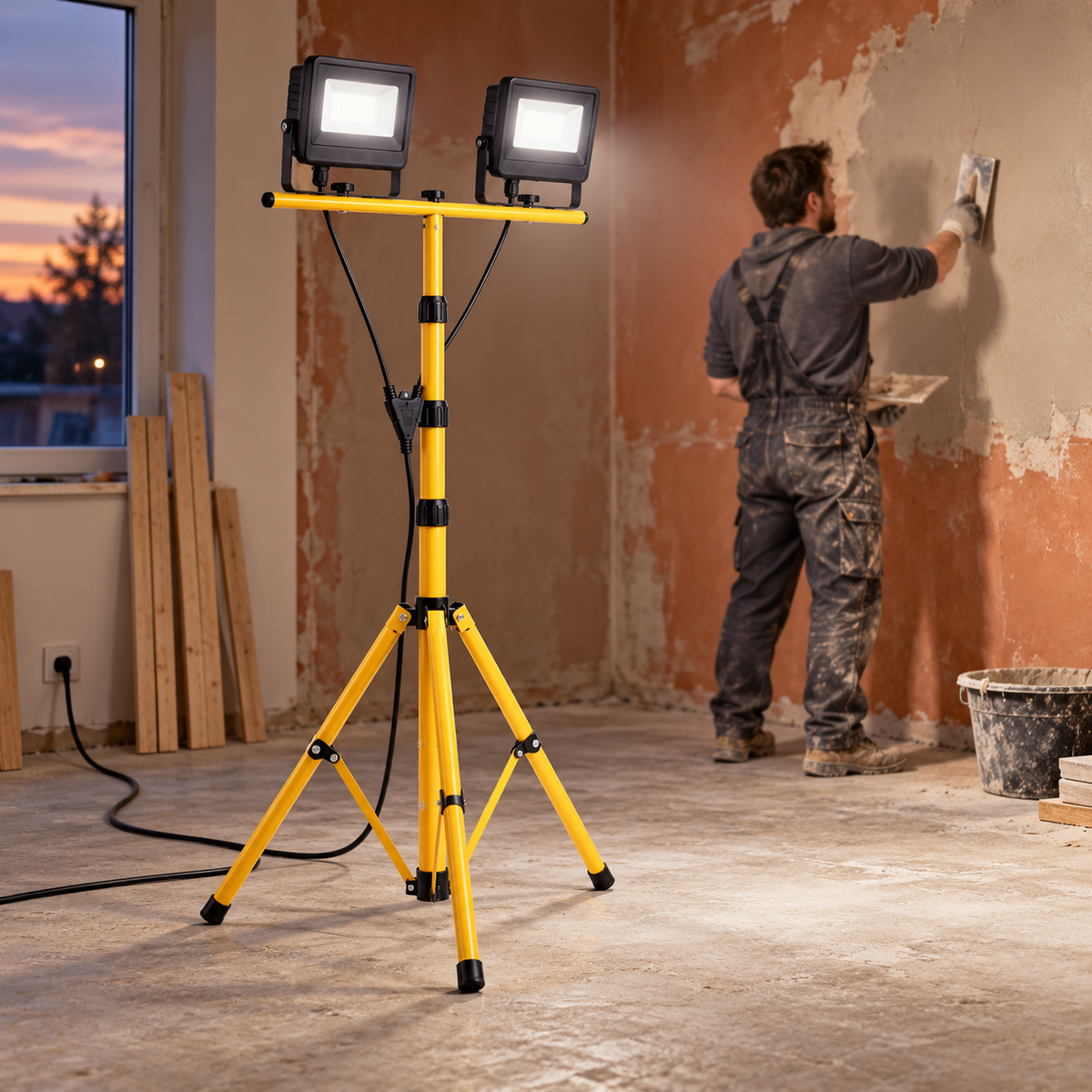 Reflektor sa stalkom, LED, 2 x 30 W, 4000 lm, IP65 FLL STAND 2/30