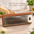 Rende za tvrdi sir  220 x 80 x 40 mm