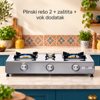 Rešo plinski sa zaštitom+ dodatak za wok