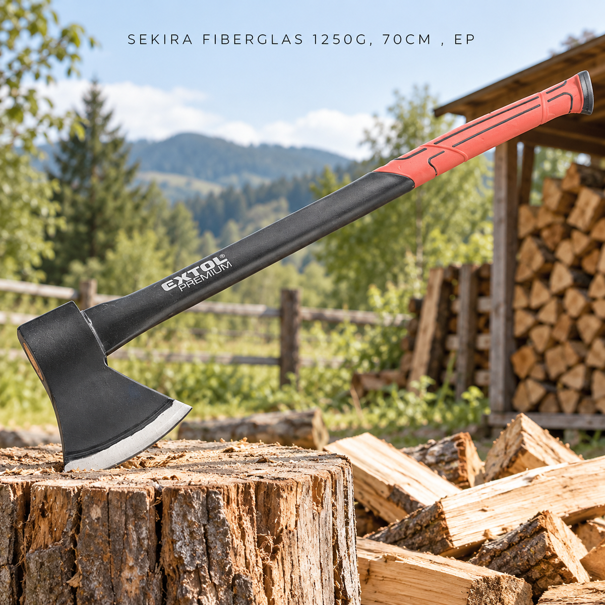 SEKIRA FIBERGLAS 1250G, 70CM , EP