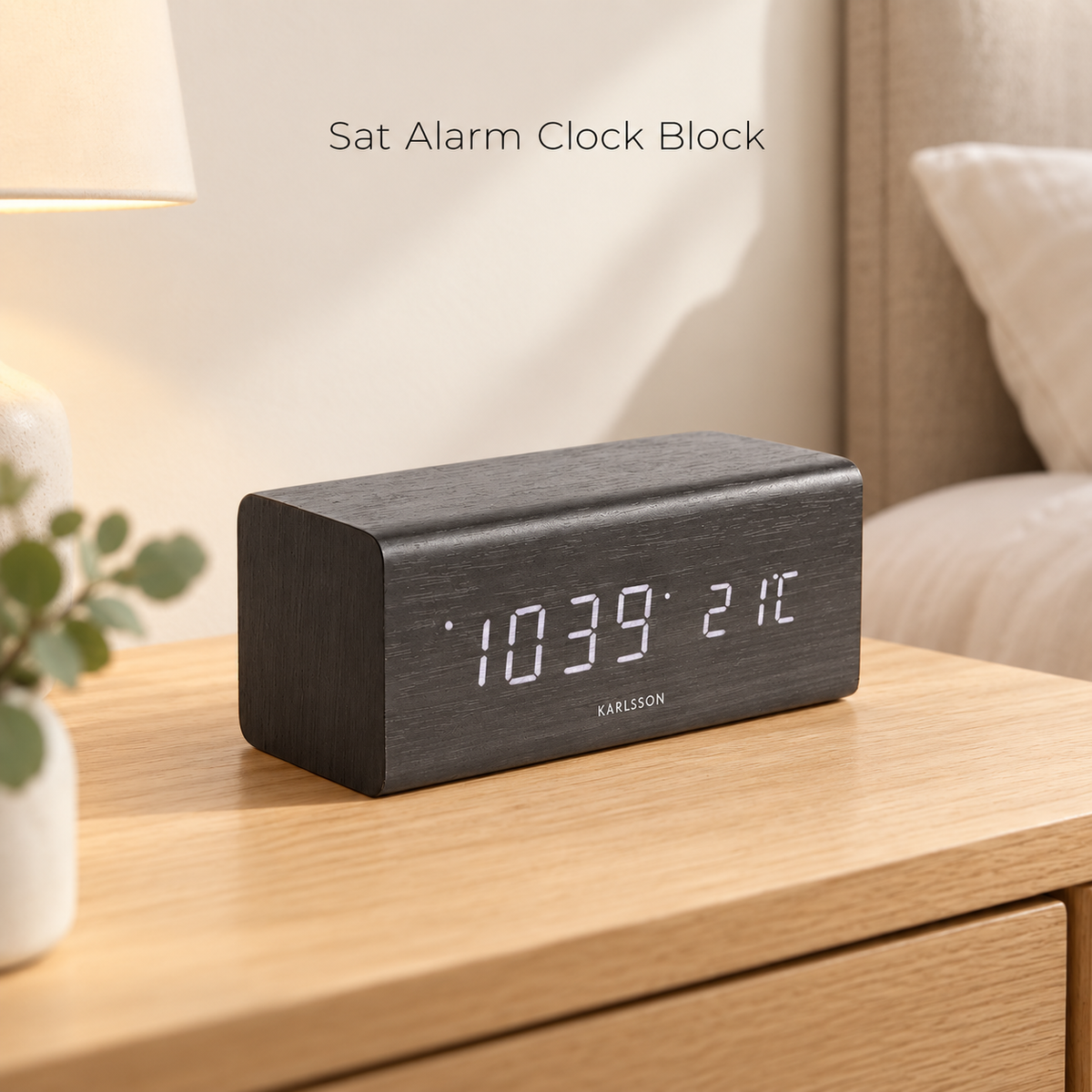 Sat Alarm Clock Block